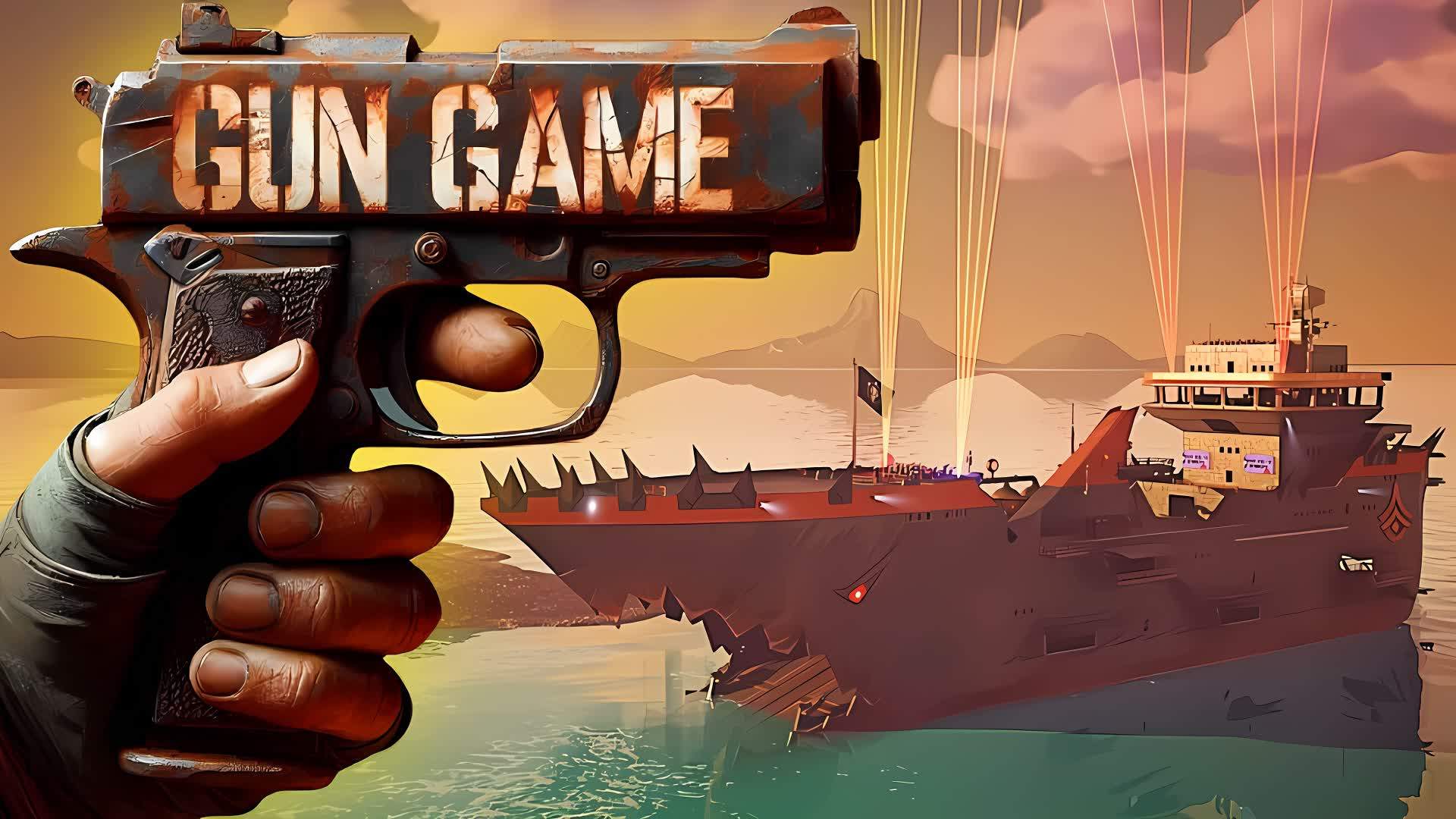 GUN GAME 🔫 MEGALODON 🦈