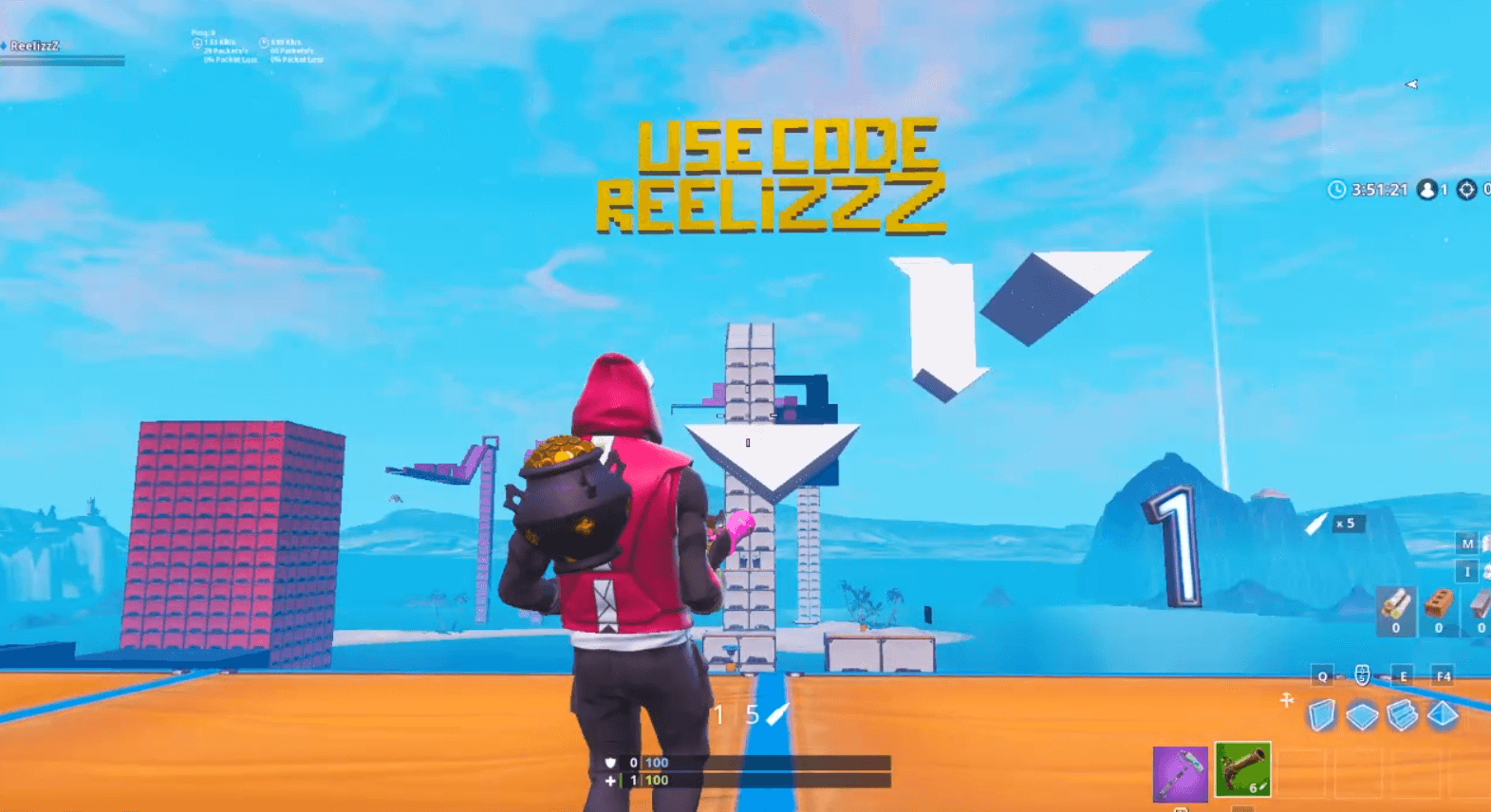 reelizzz flint knock pistol course - easy fun deathrun fortnite