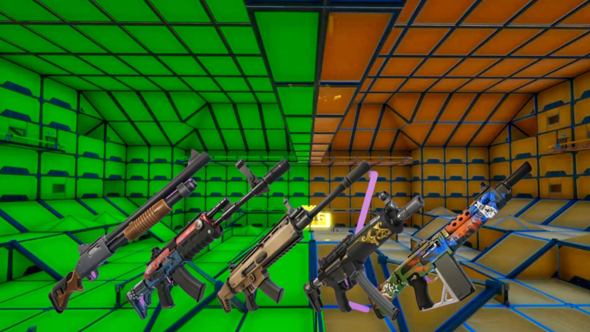 Orange  vs Green  - zero build