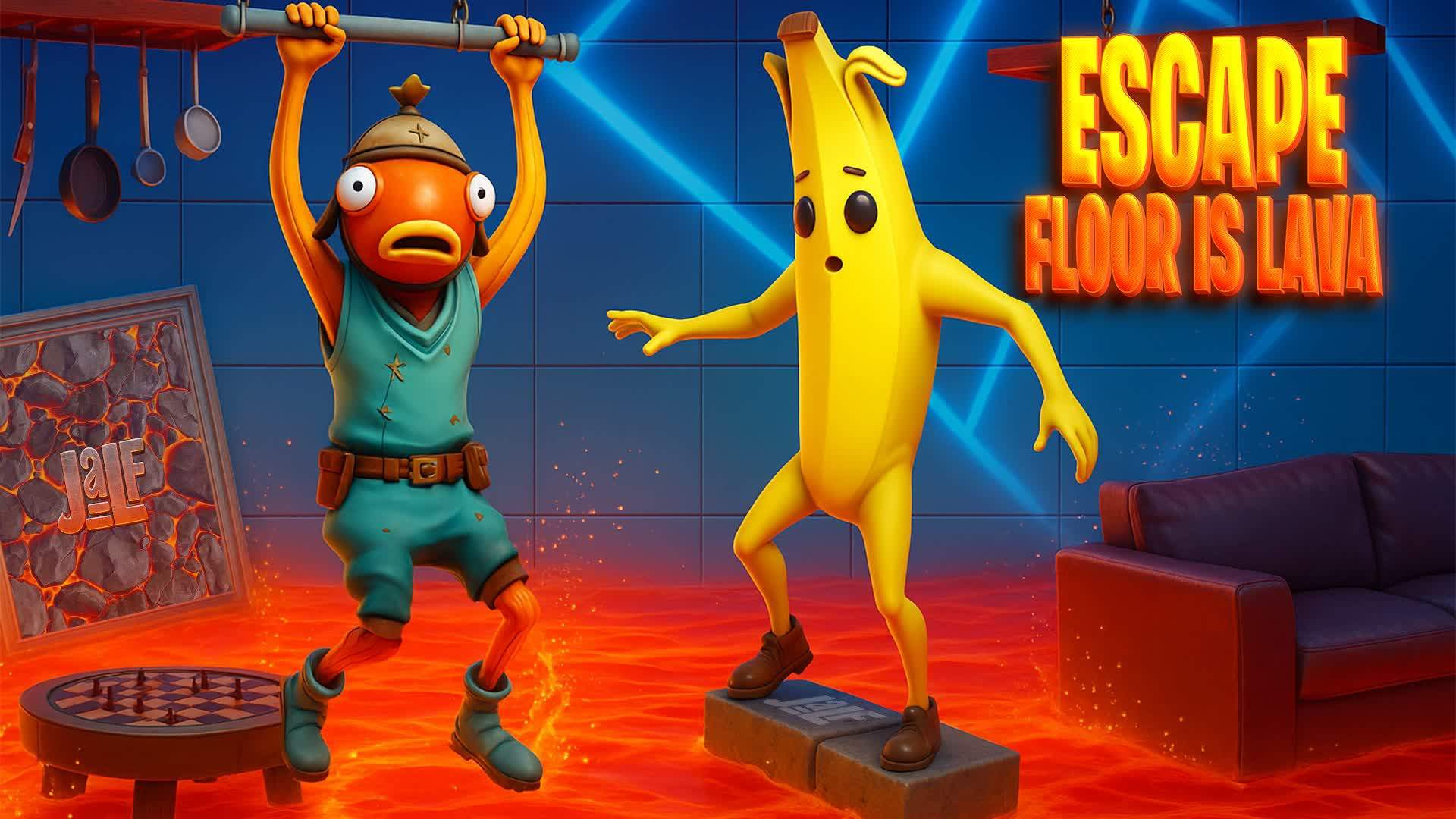 ESCAPE THE FLOOR IS LAVA