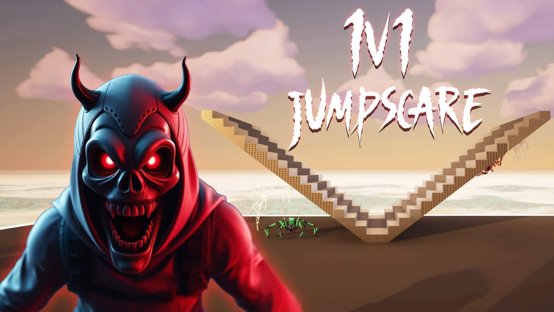 1v1 JUMPSCARE 😱 عاركني بالبناء 戦い