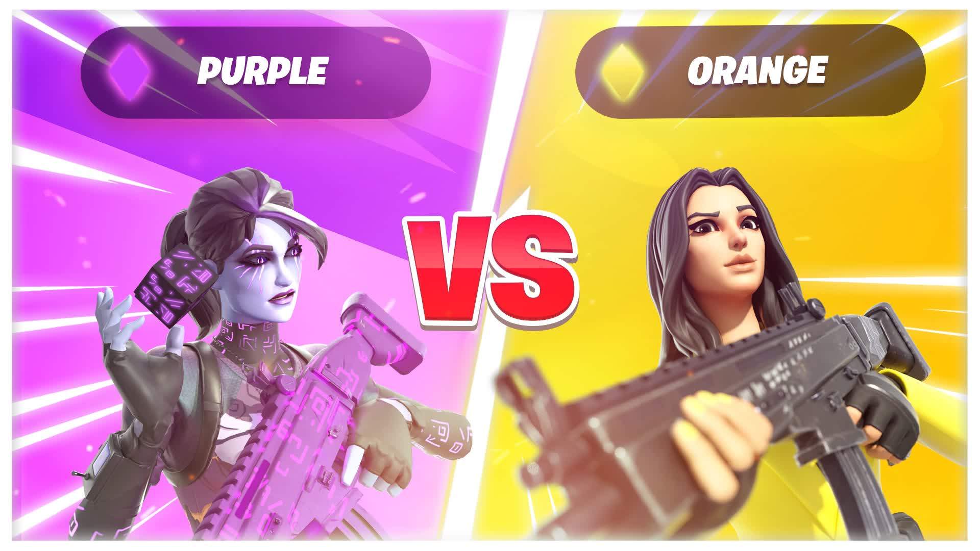 🧡Orange vs 💜Purple: Team Battle