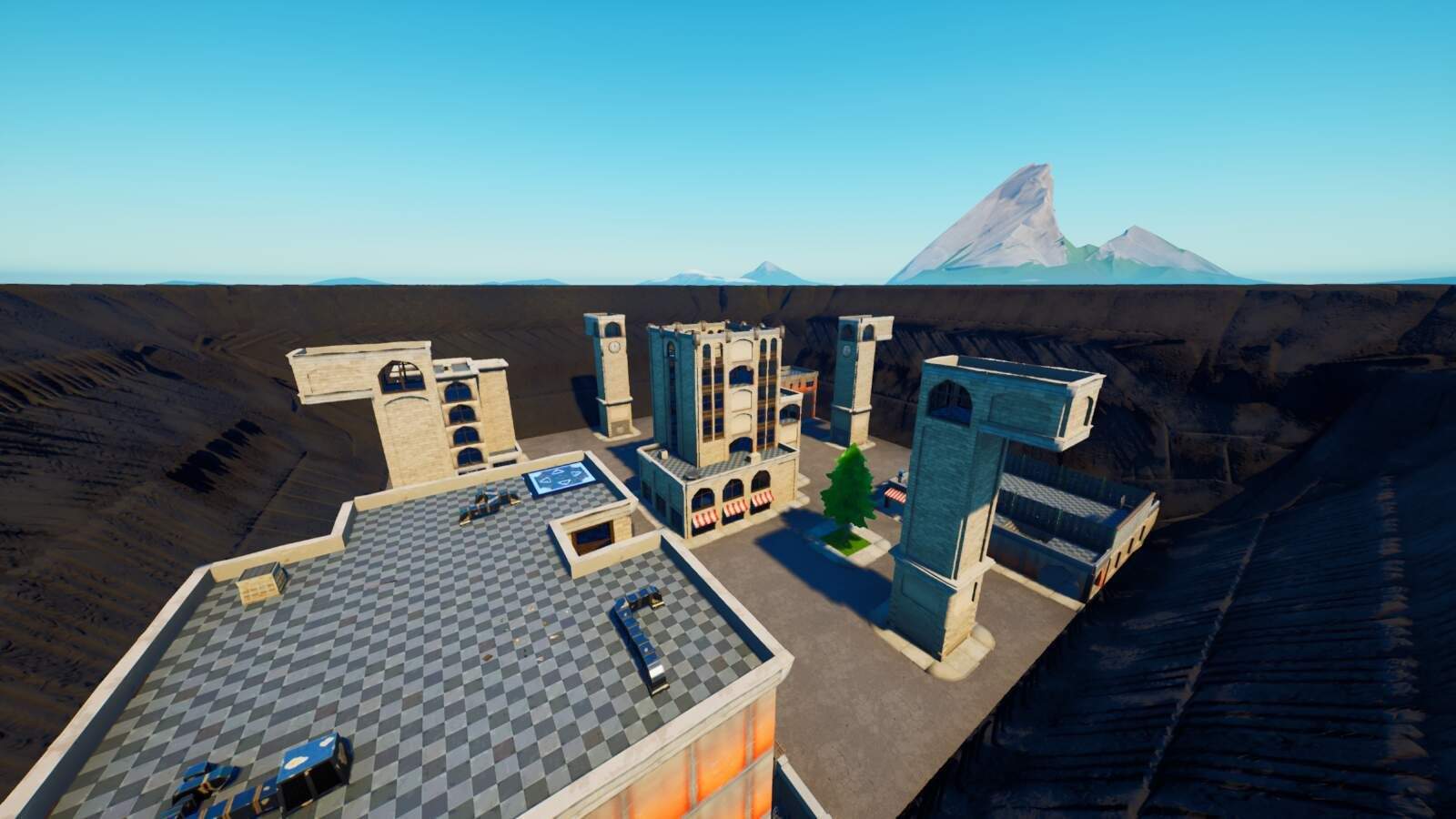 MYTHICAL TILTED TOWERS (NAMES OFF)