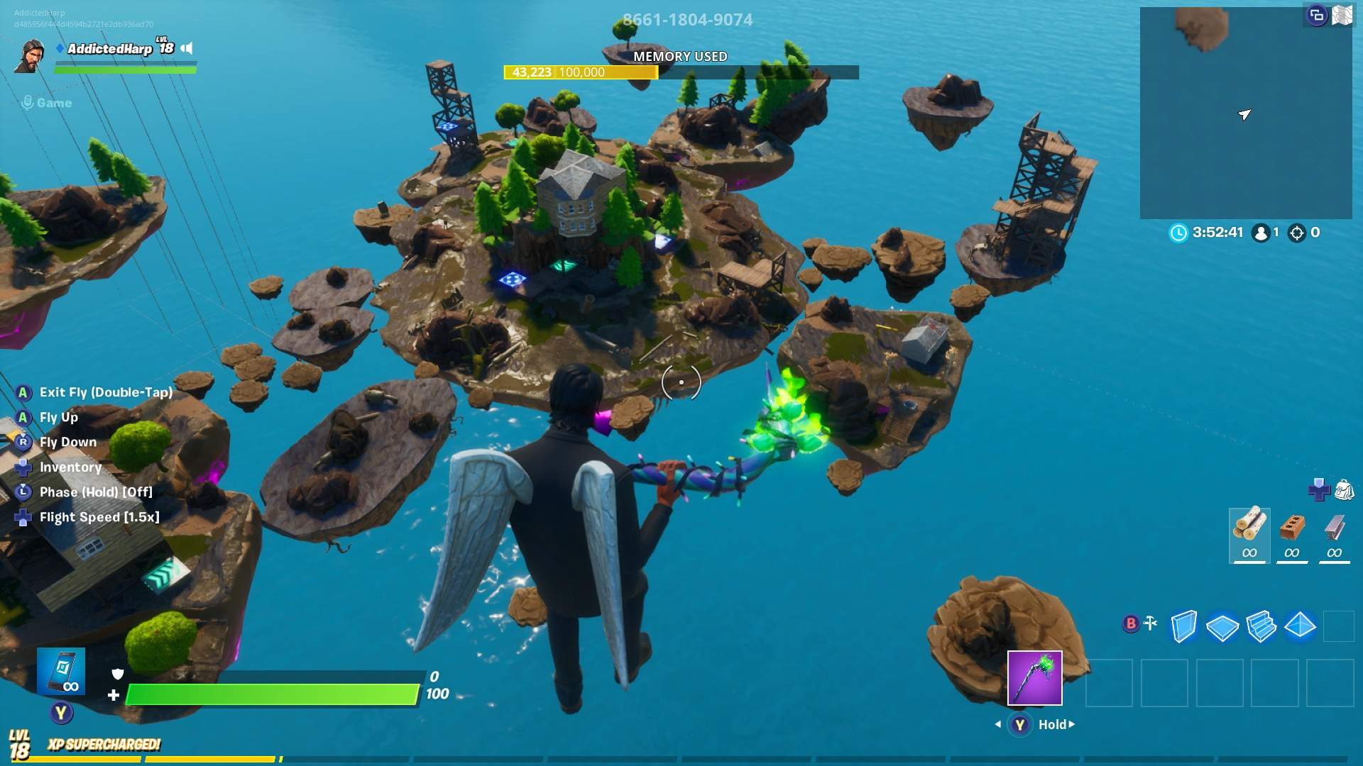 ADDICTEDHARP'S FLOATING ISLAND GUN GAME