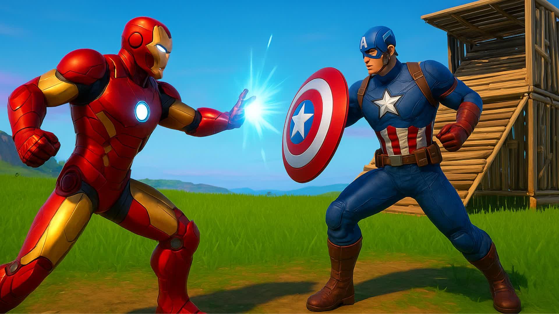 Ironman vs captin america 1.v.1