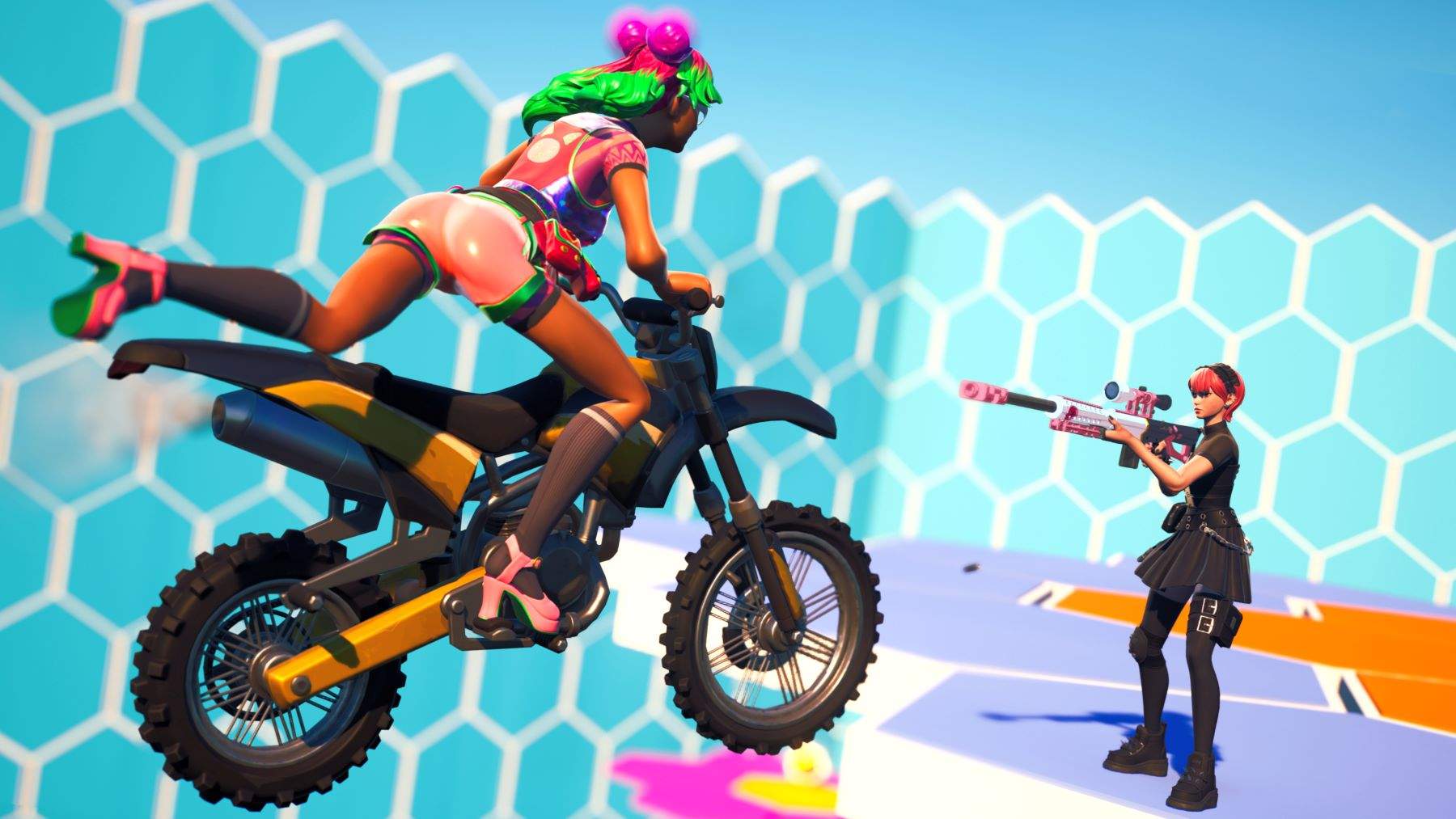 🏁SNIPERS VS DIRT BIKES💥