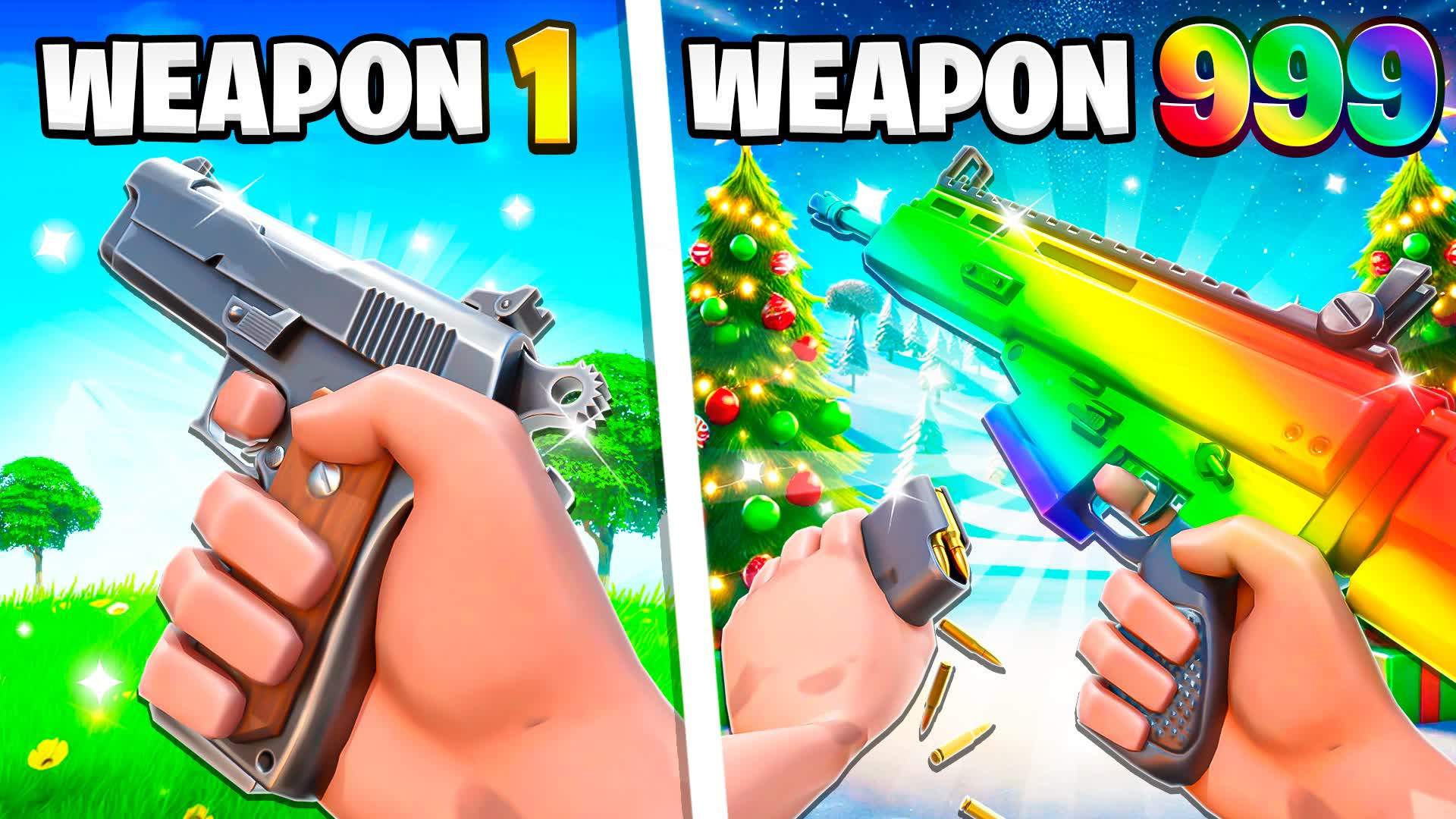 ❄️WINTER FIRST PERSON🔫GUN GAME ONE SHOT