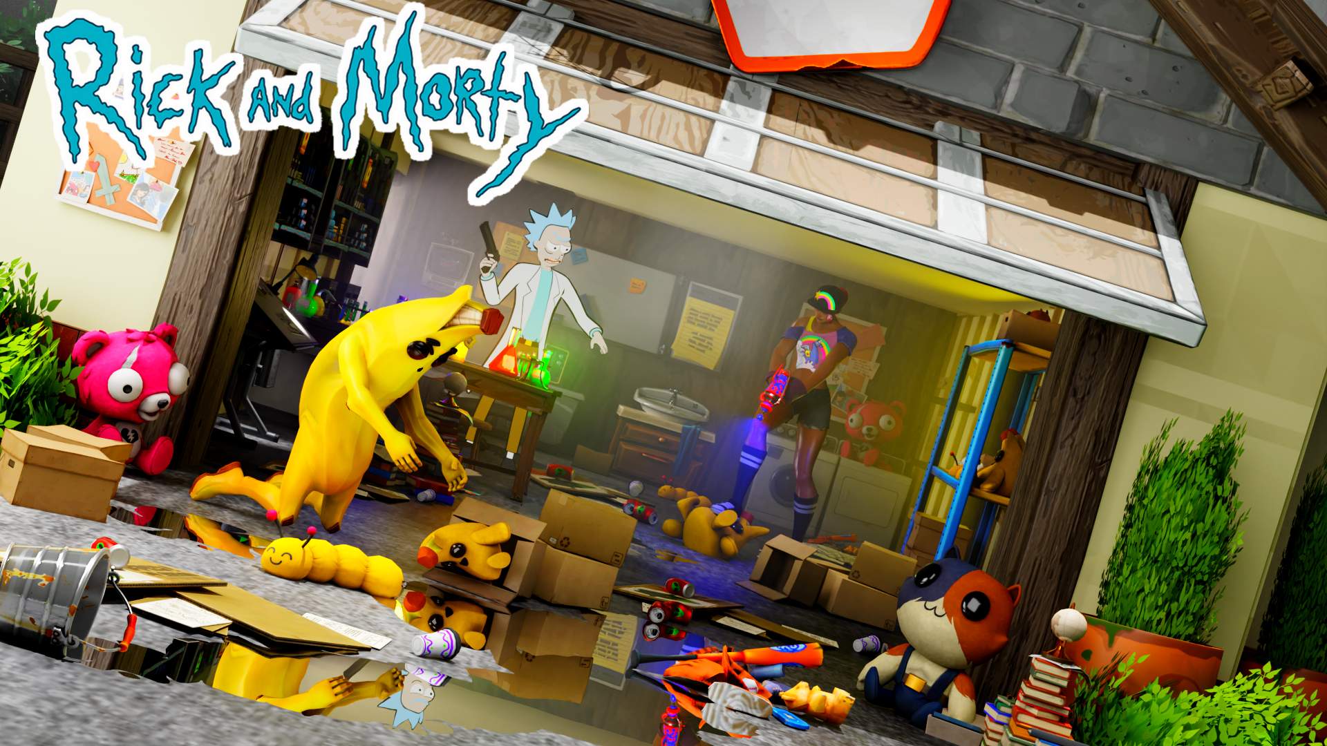 Rick and Morty House - Prop hunt👴👦