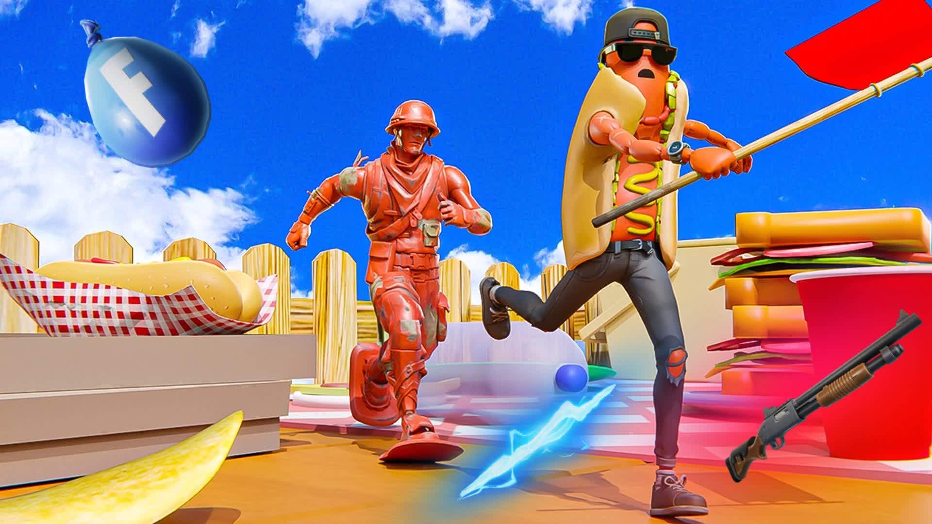 PICNIC 🍔 [CAPTURE THE FLAG] | GUN GAME