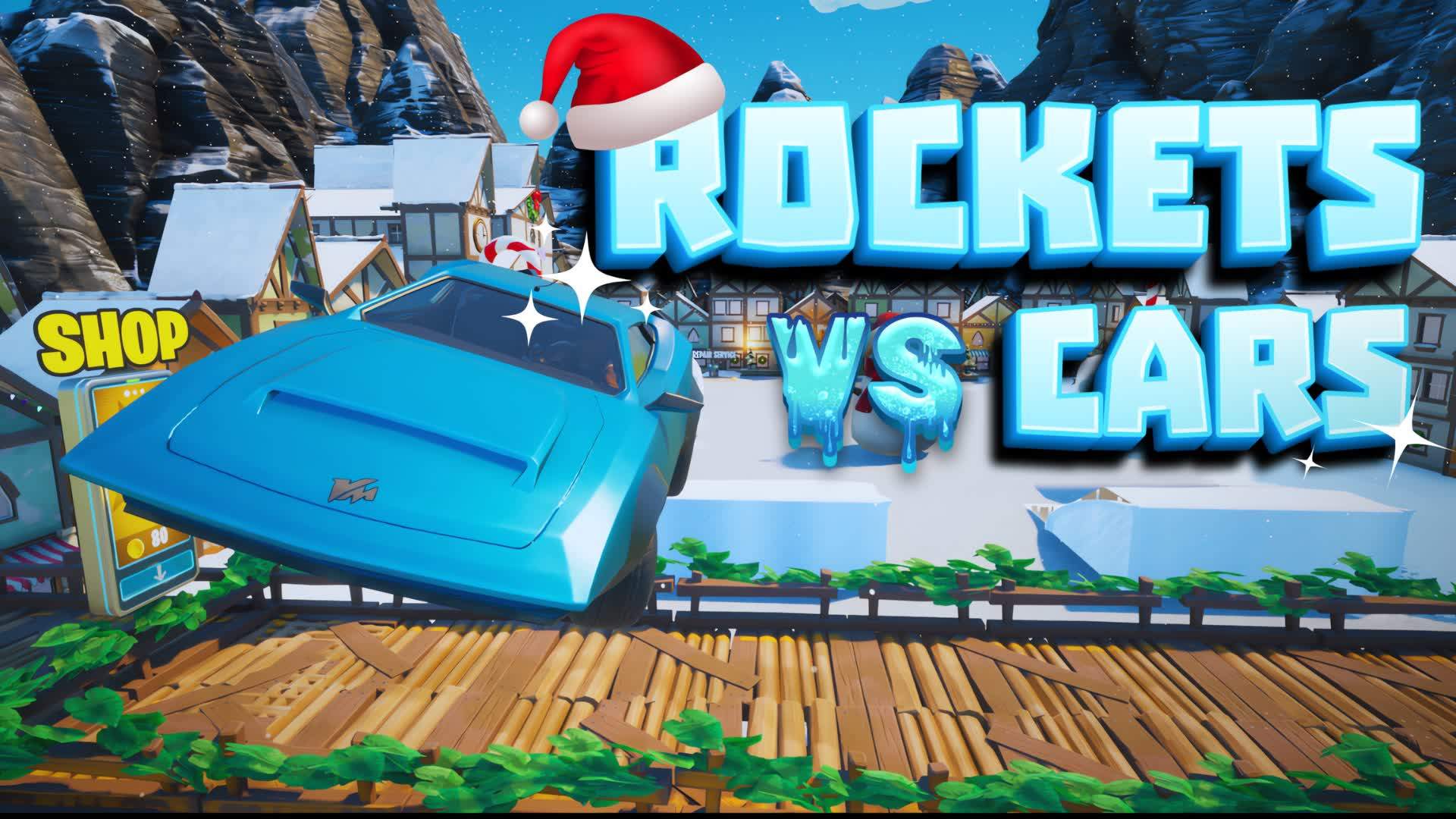WINTER ROCKETS VS CARS ❄️
