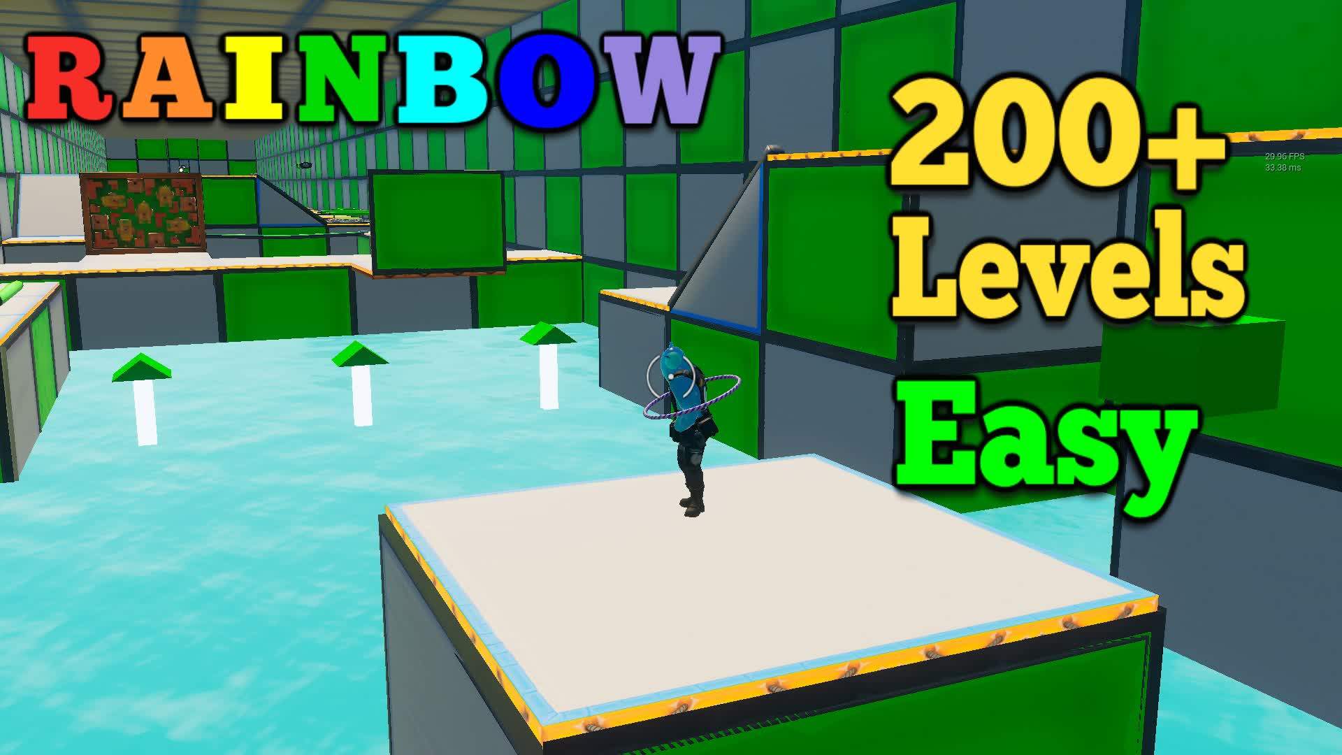 🌈RAINBOW PARKOUR 200+🌈