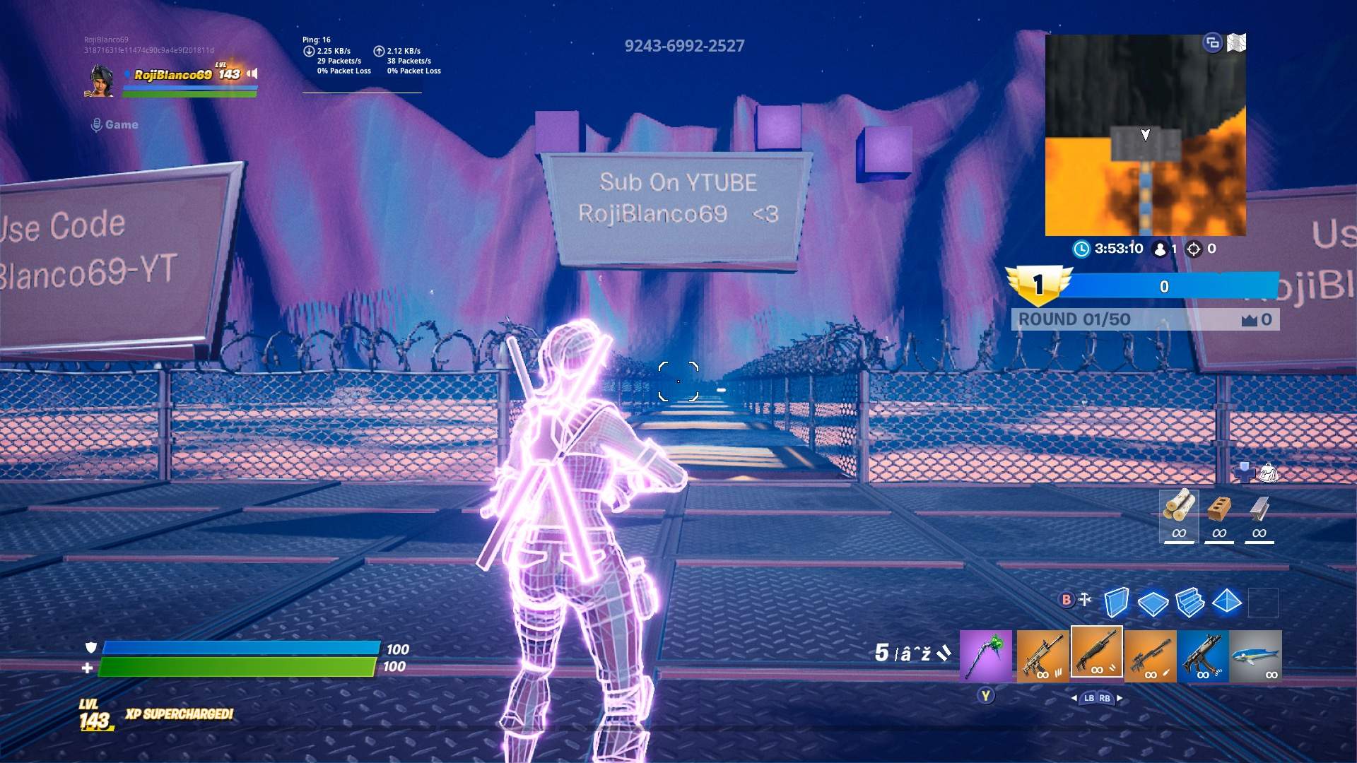 1V1 GODLY MAP