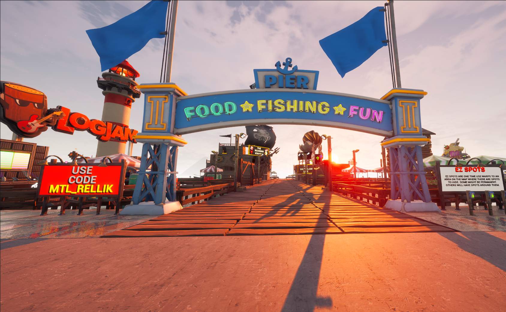 SUNSET PIER HIDE AND SEEK.