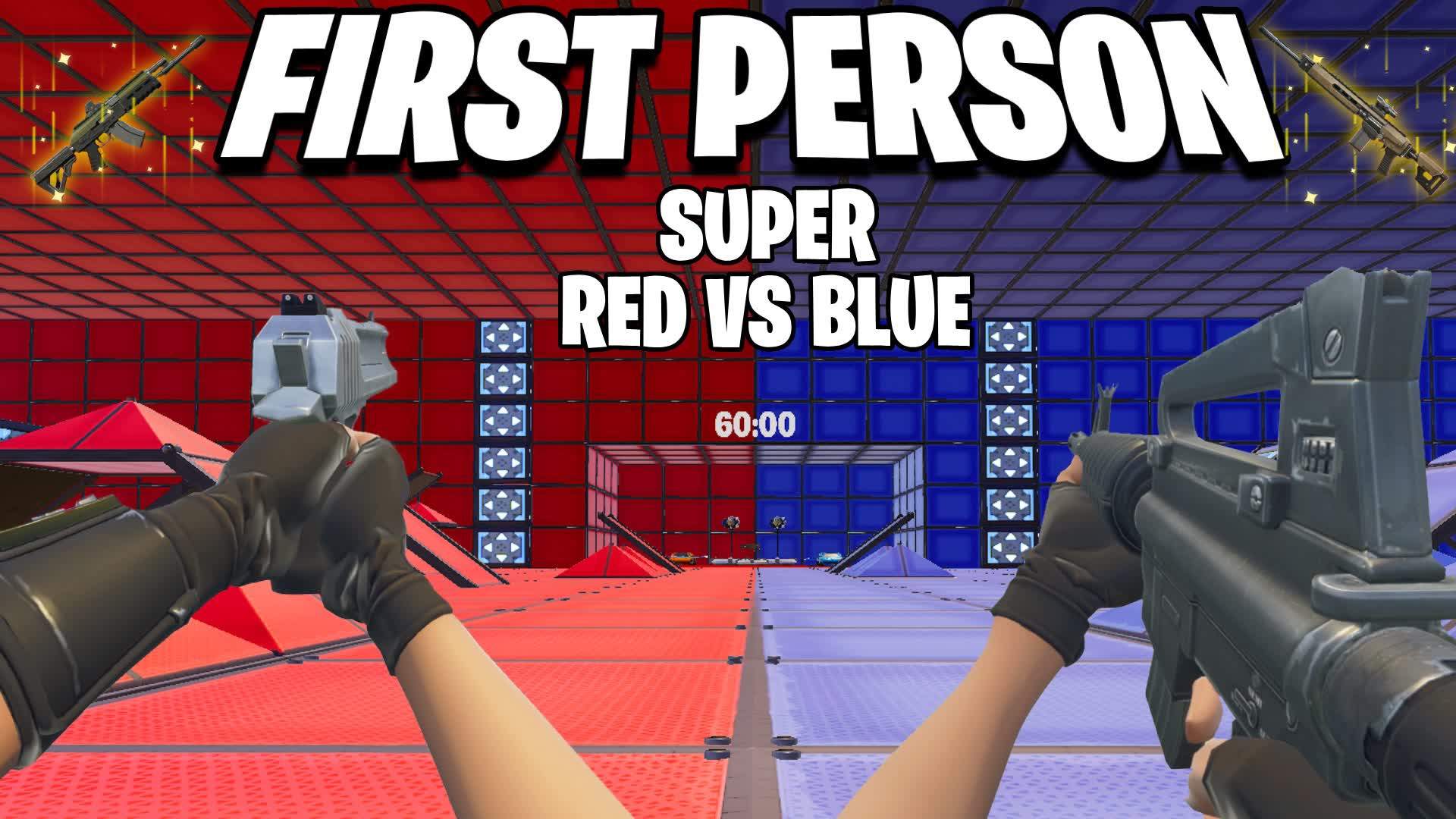FIRST PERSON SUPER RED VS BLUE 🔴🔵 FPS