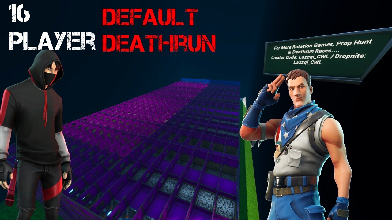 16 PLAYER DEFAULT DEATHRUN RACE!
