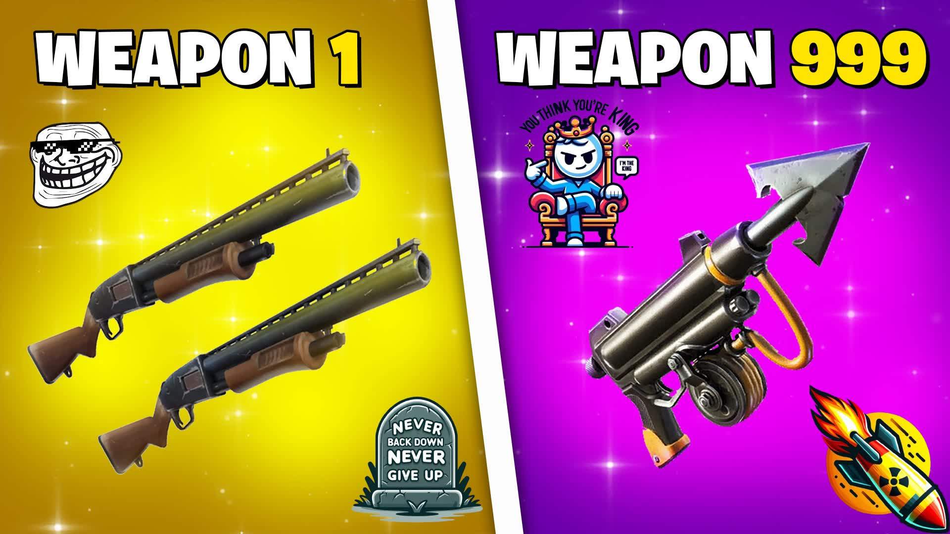 💀MEME GUN GAME💥ONE SHOT