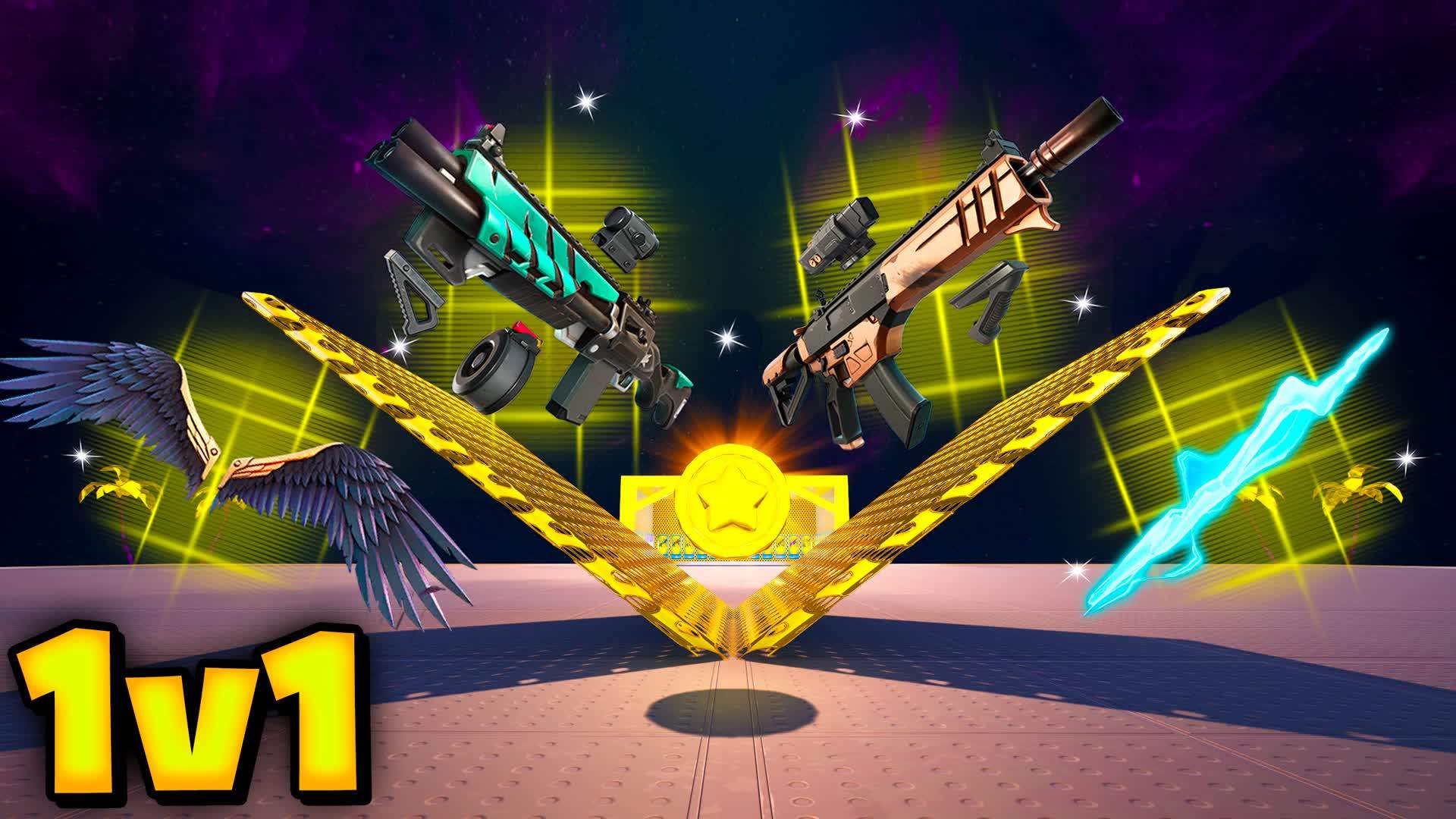 RAINBOW 1V1 BUILD FIGHTS MAP🌈