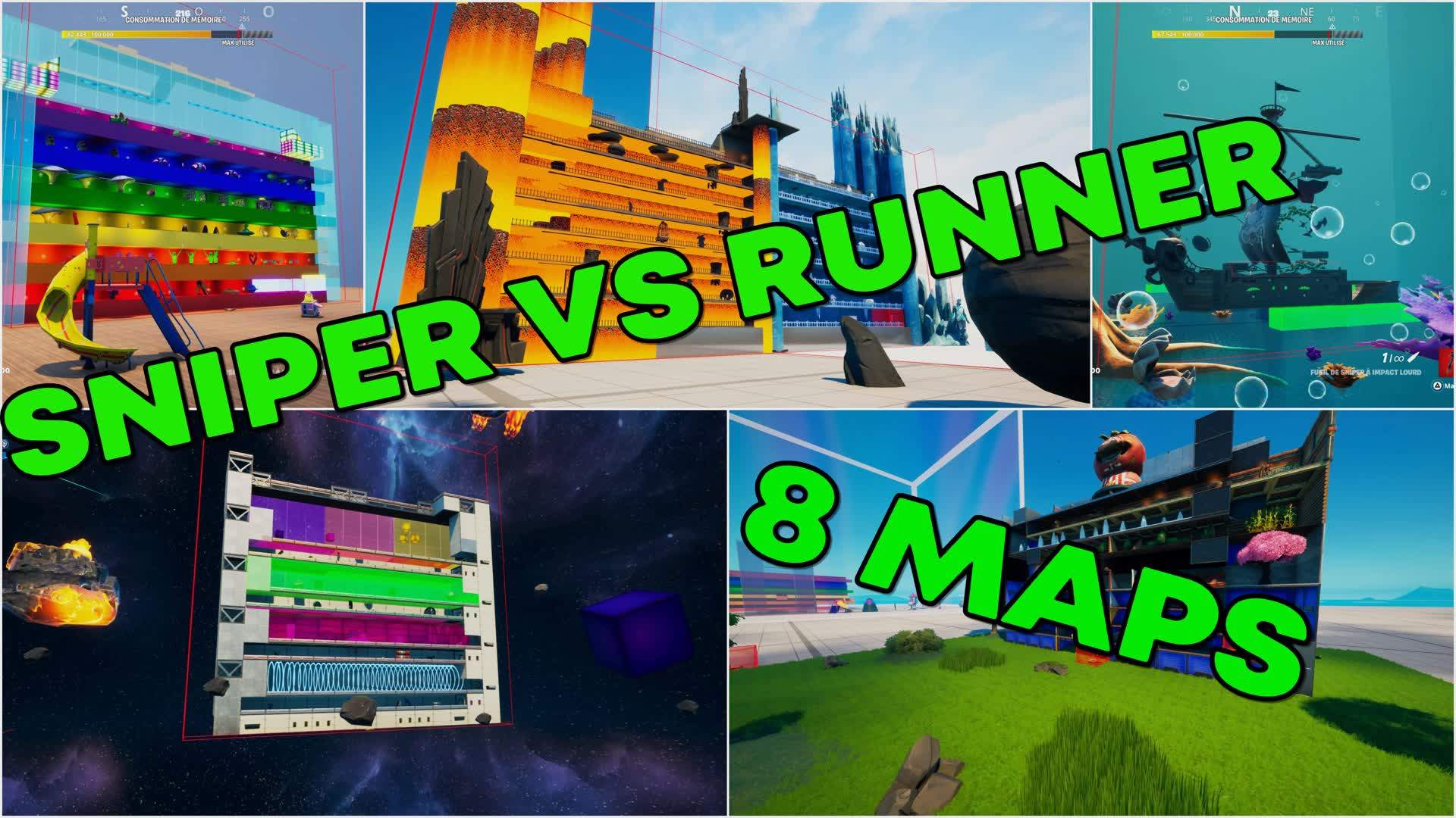 SNIPER VS RUNNER 8 MAPS