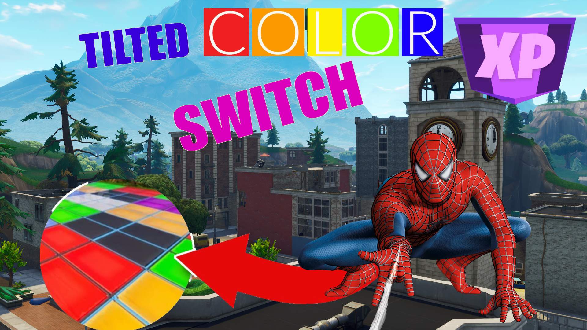 ✅🔝❤️TILTED TOWERS COLOR SWITCH✅🔝❤️