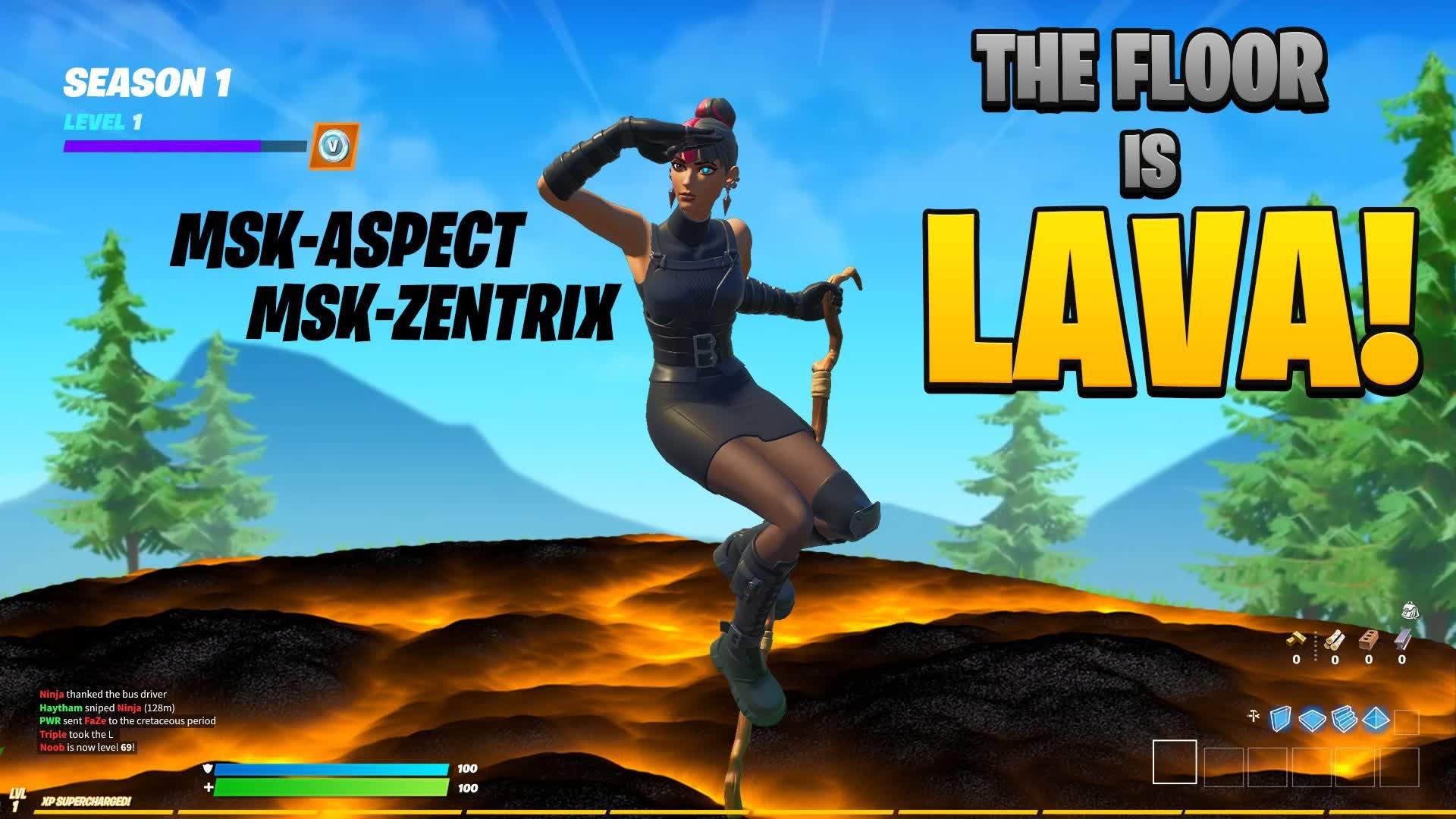 THE FLOOR IS LAVA!π