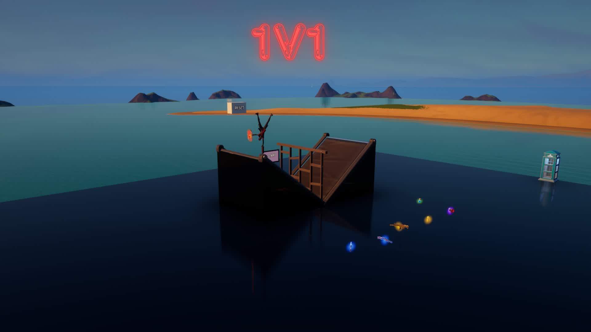 New weapons - 1v1 map