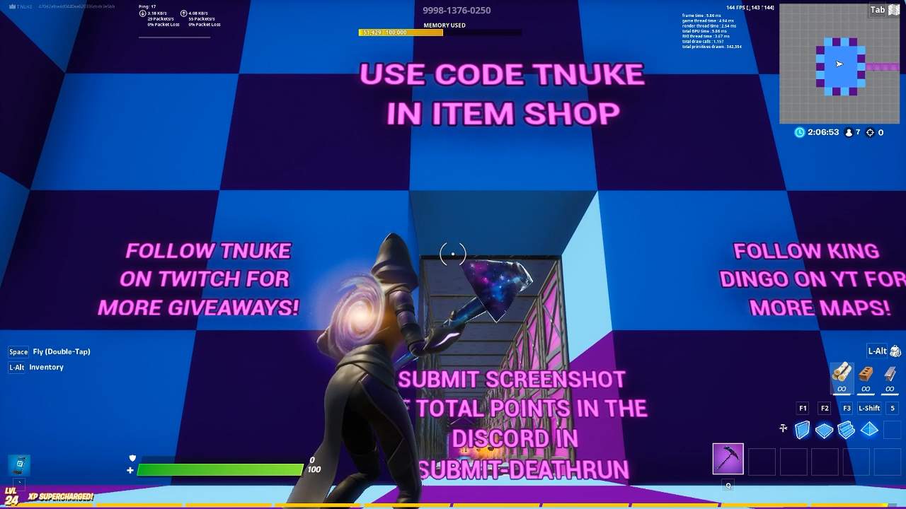 DINGO X TNUKE 50 LVL DEATHRUN