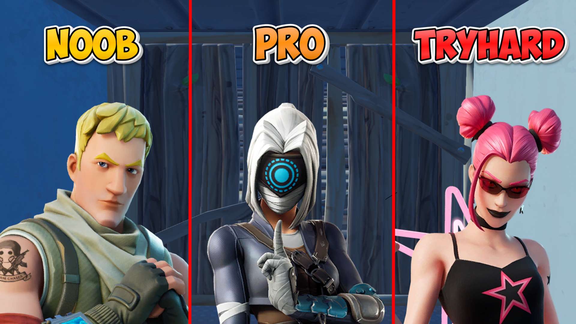 NOOB vs PRO vs TRYHARD EDIT COURSE