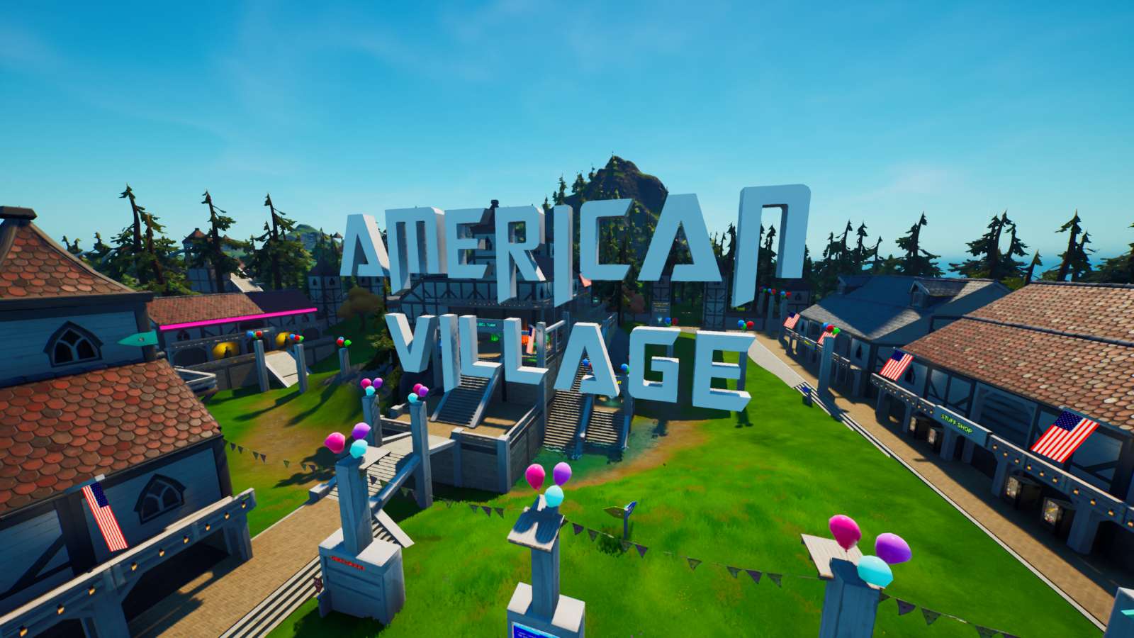 🦅 AMERICAN VILLAGE 🇺🇸 - OPEN WORLD 🌍