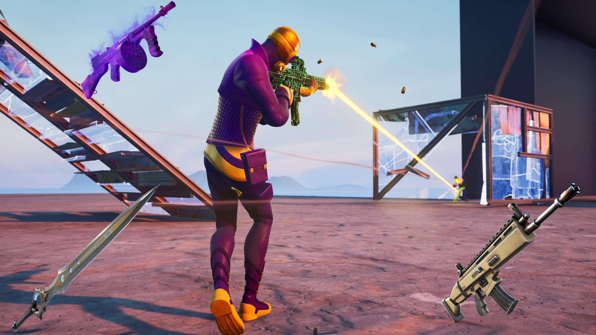 FREEBUILD & FIGHT WITH ALL GUNS