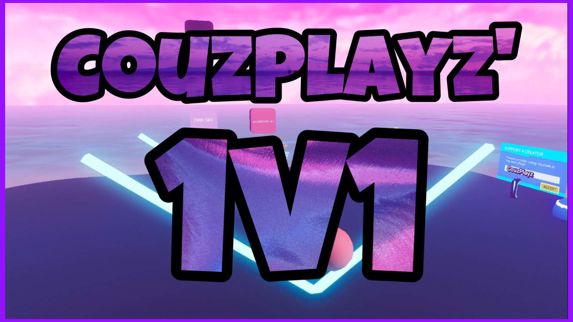 🔥COUZPLAYZ 1V1 BUILD FIGHTS (2 PLAYERS)