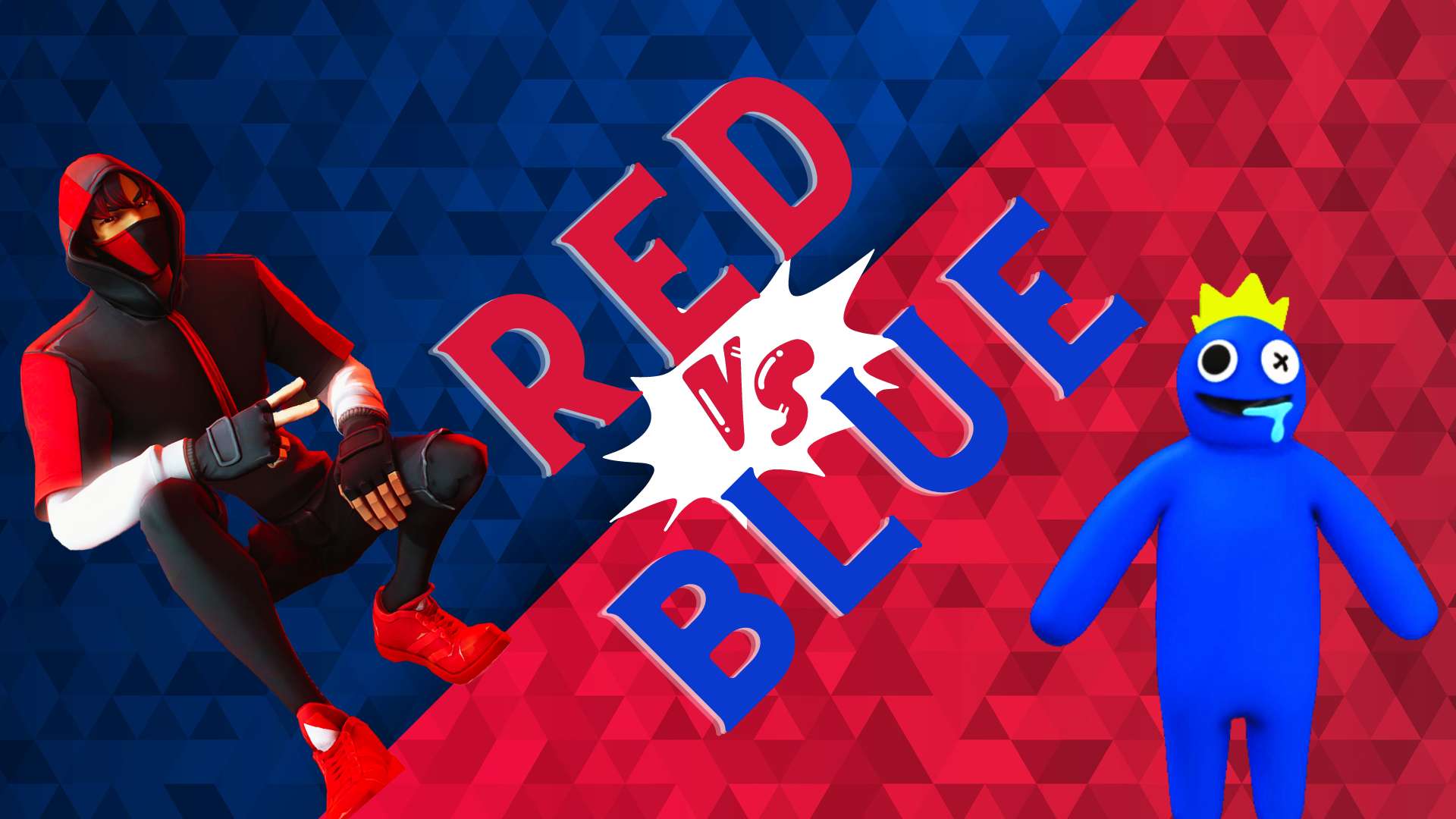 SUPER ❤RED VS BLUE 💙