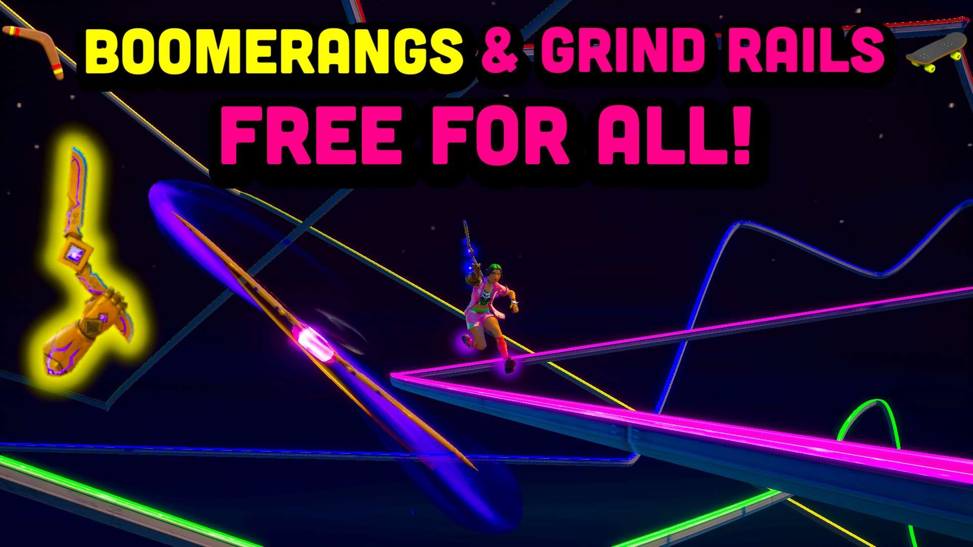 💥 Boomerangs & Grind Rails - FFA 🛹