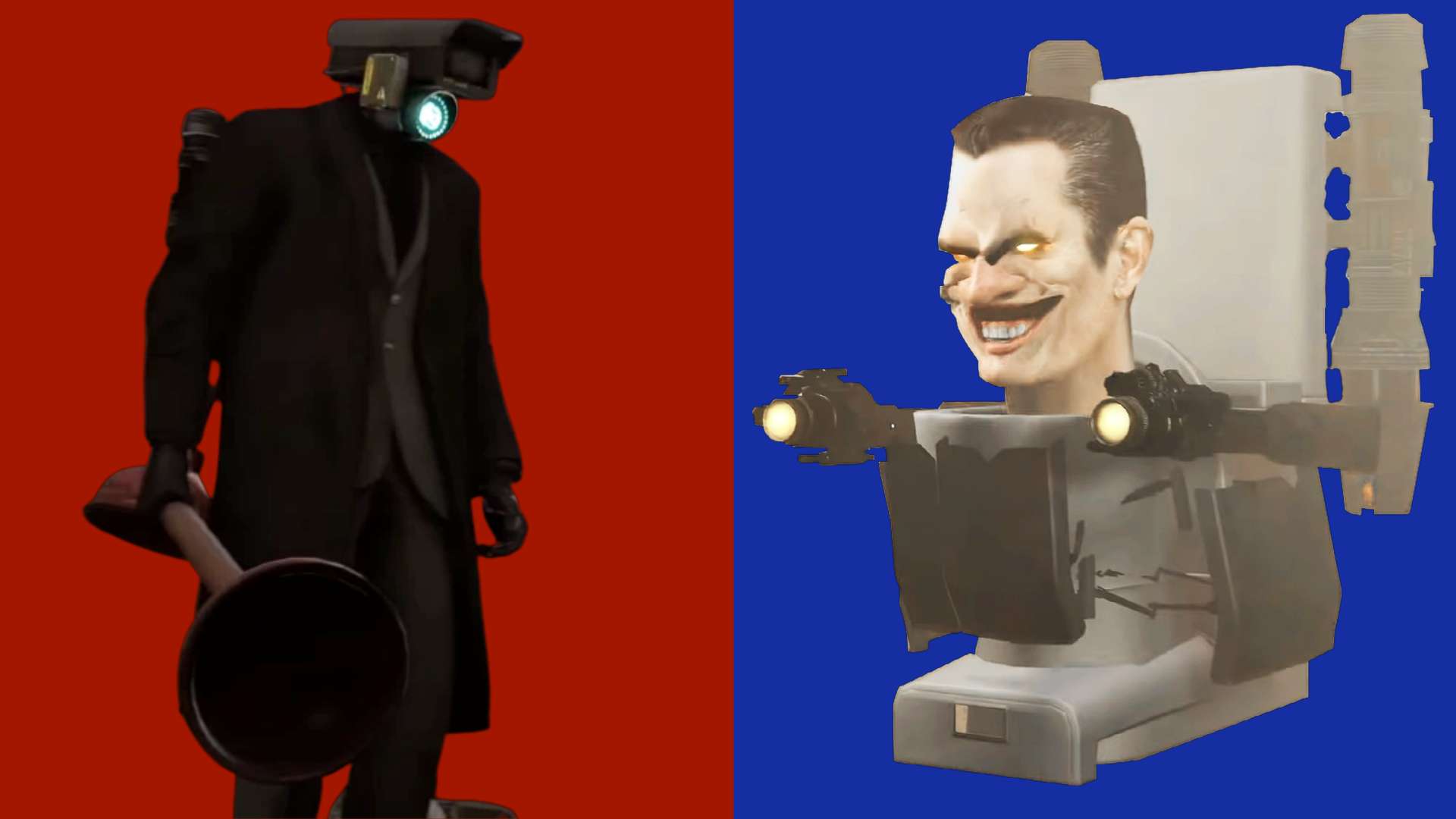 🚽SKIBIDI TOILET: RED VS BLUE