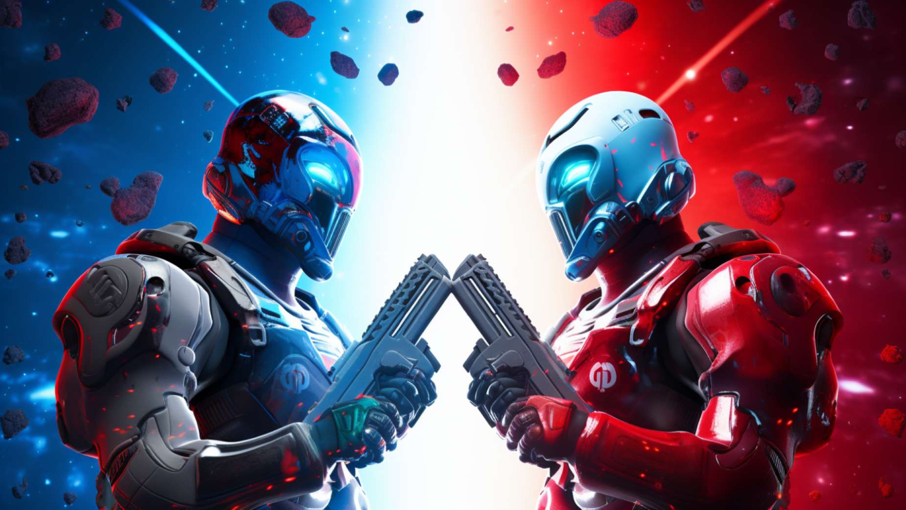 🌌 COSMIC CLASH 🚀 🔴RED VS BLUE 🔵