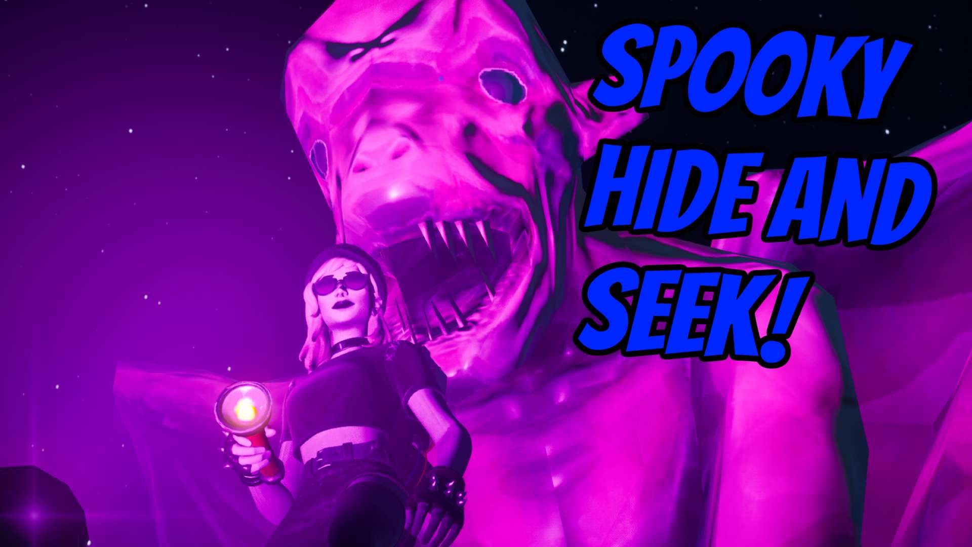 SCARY SPOOKY FLASHLIGHT TAG