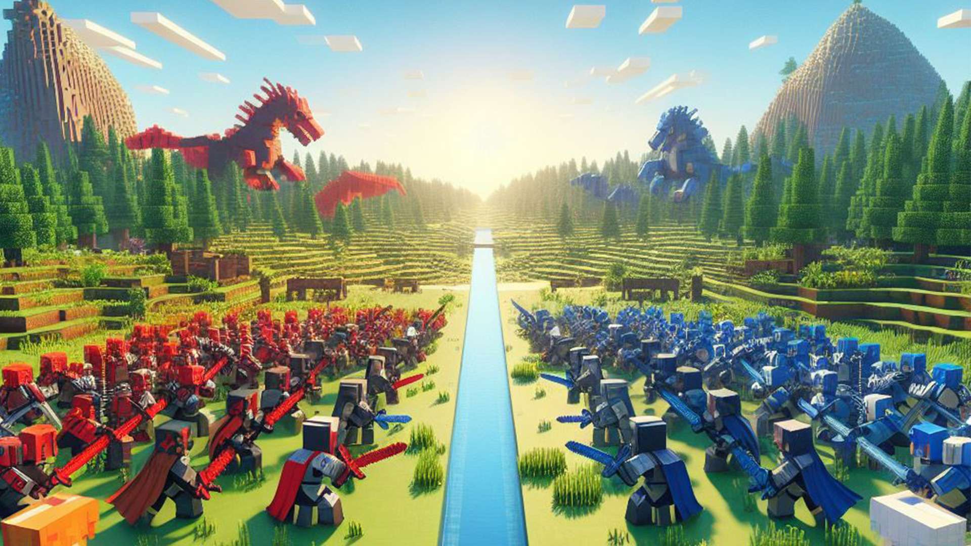 🔴 PIXEL RED VS BLUE 🔵