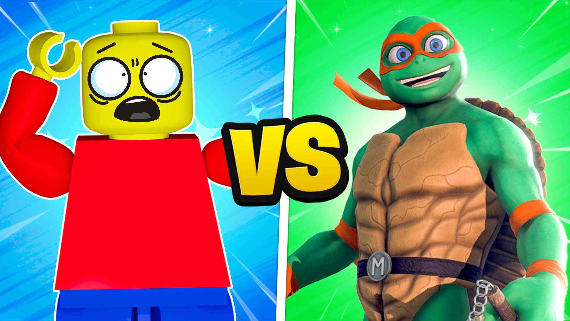 🧱LEGO VS Ninja Turtle🐢