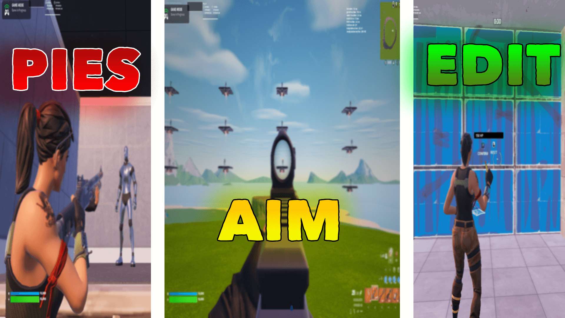 PRACTICE 🎯 AIM📝EDIT  🧩 PIECE