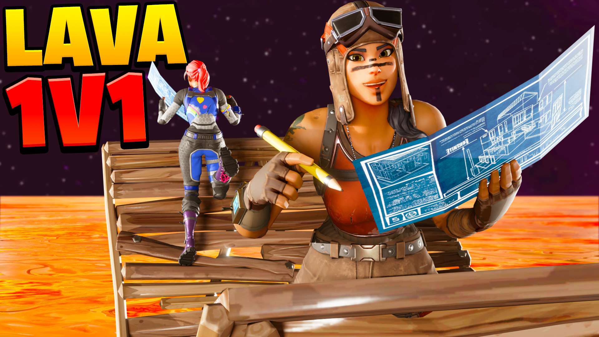 LAVA 1V1 BUILD FIGHTS